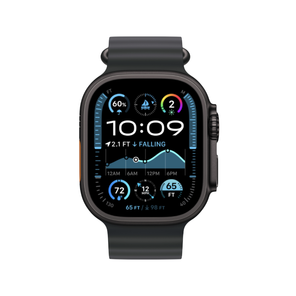 ultra 2.001 Apple Watch Ultra 2 | 49mm | Black Titanium | Black Ocean Band - New