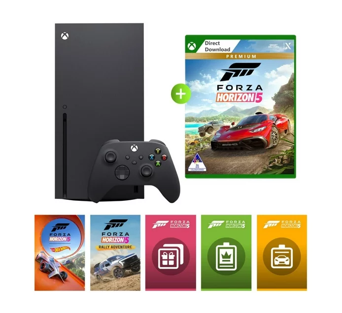 2c813931-5c5a-4b03-a010-2ef2f365abd9.130d35c626dfeb9d3751130267c3527b Xbox Series X 1 TB Forza Horizon 5 Premium Bundle - New