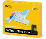 LinkedSparx The Box Kit 16pc Smart LED RGB Square Lights with Letter Slides
