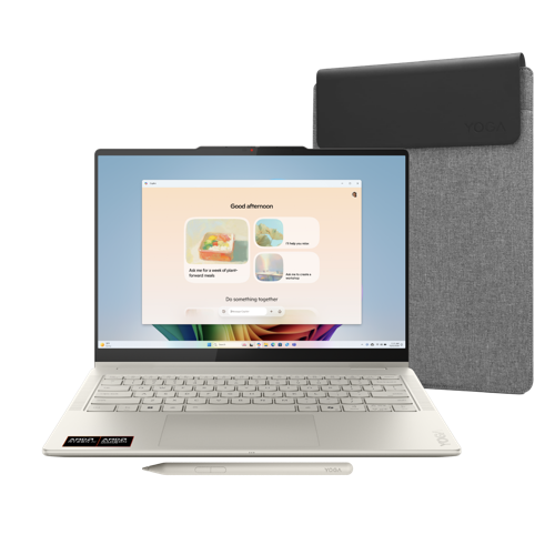 yoga 7 silv.008 Lenovo Yoga 7 2-in-1 14AKP10 | 14″ OLED 2.8K Touch | Ryzen 7 350 | 32GB RAM | 1TB (Includes Lenovo Pen & Sleeve) – New