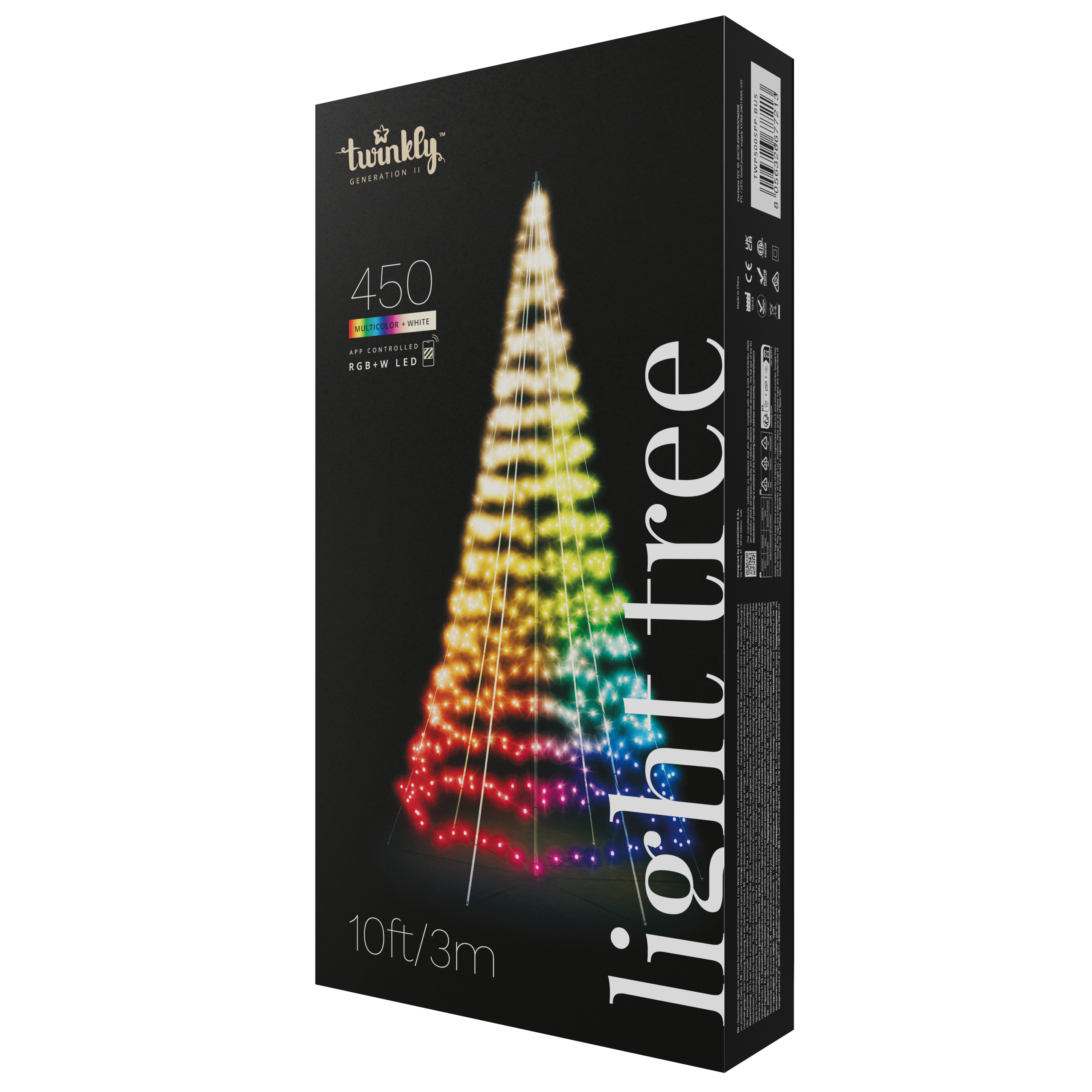 TWP500SPP_Packaging_2023 Twinkly | Light Tree 3D | 450-LED | 3M X 1.5M