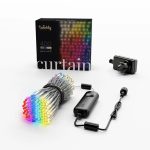 Twinkly | Curtain 400-LED Multicolor | 3M X 2M | Translucent Wire
