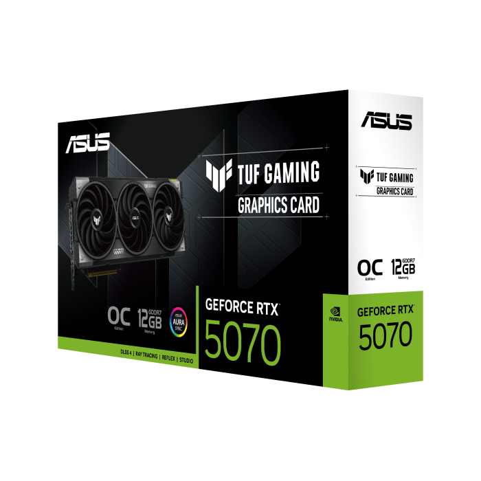 ASUS TUF GeForce RTX™ 5070 12GB GDDR7 OC Edition - New