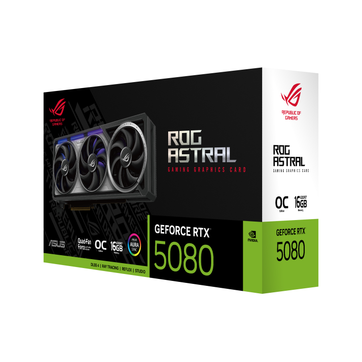 ASUS ROG Astral GeForce RTX™ 5080 16GB GDDR7 OC Edition - New