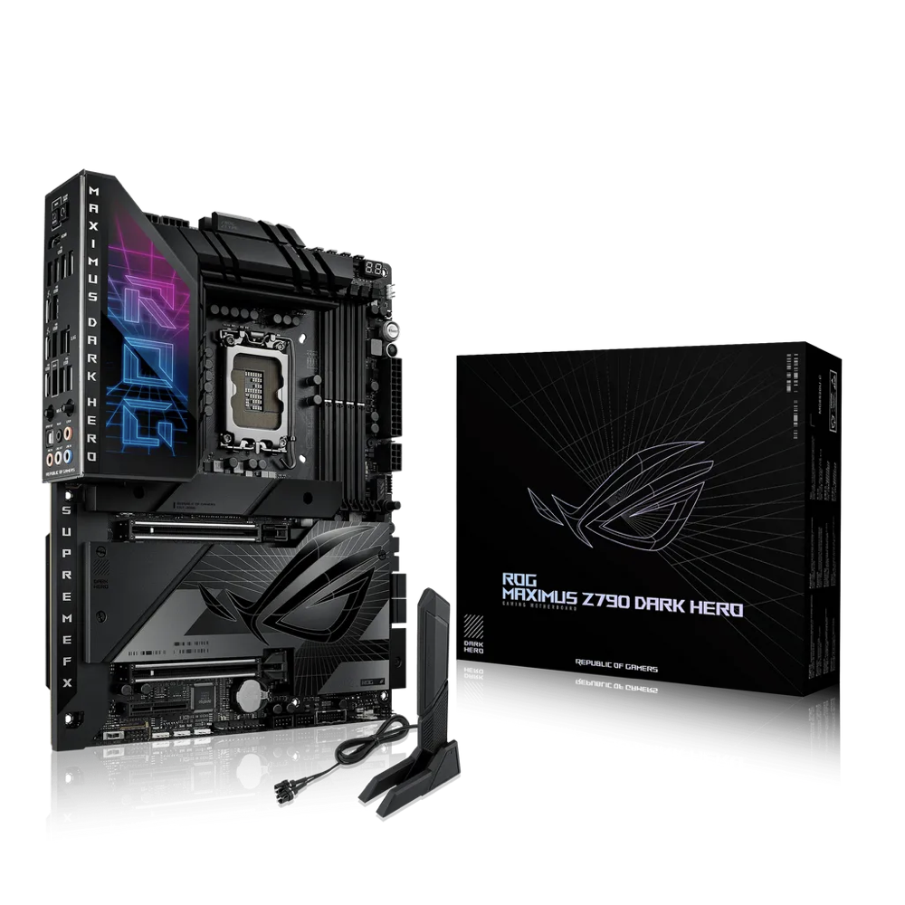 ASUS ROG MAX Z790 Dark Hero.001 ASUS ROG MAXIMUS Z790 DARK HERO (LGA1700) – New