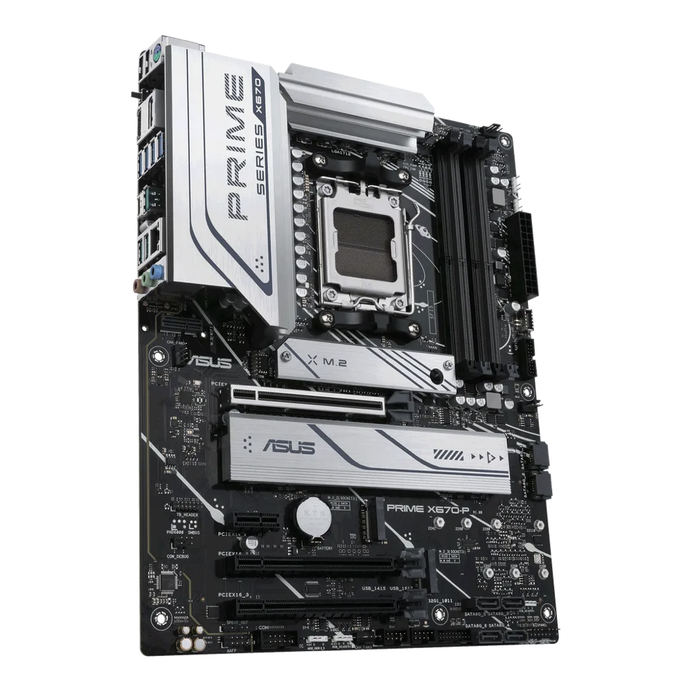 Asus Prime x670-P wifi.002 ASUS PRIME X670-P WIFI AMD X670 Ryzen Socket AM5 ATX Desktop Motherboard – New