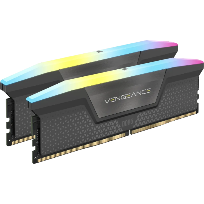 Corsair VENGEANCE® RGB 32GB (2x16GB) DDR5 DRAM 5600MT/s CL40 AMD EXPO & Intel XMP Memory Kit – New