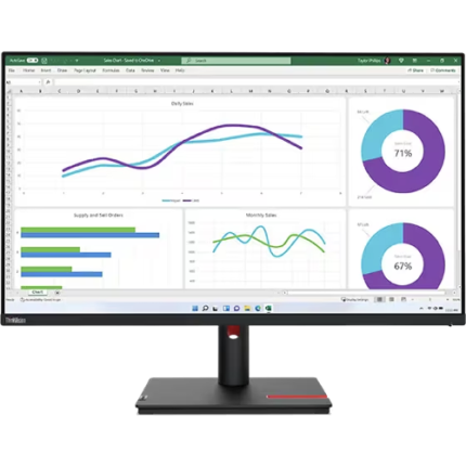 Lenovo ThinkVision T32h-30 31.5-inch 2560 x 1440p QHD 16:9 60Hz IPS WLED Monitor – New Open Box (Monday Madness)