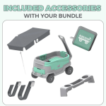 Burleigh Wagon Bundle | Including All Accessories  | Seafoam Green (Monday Madness)