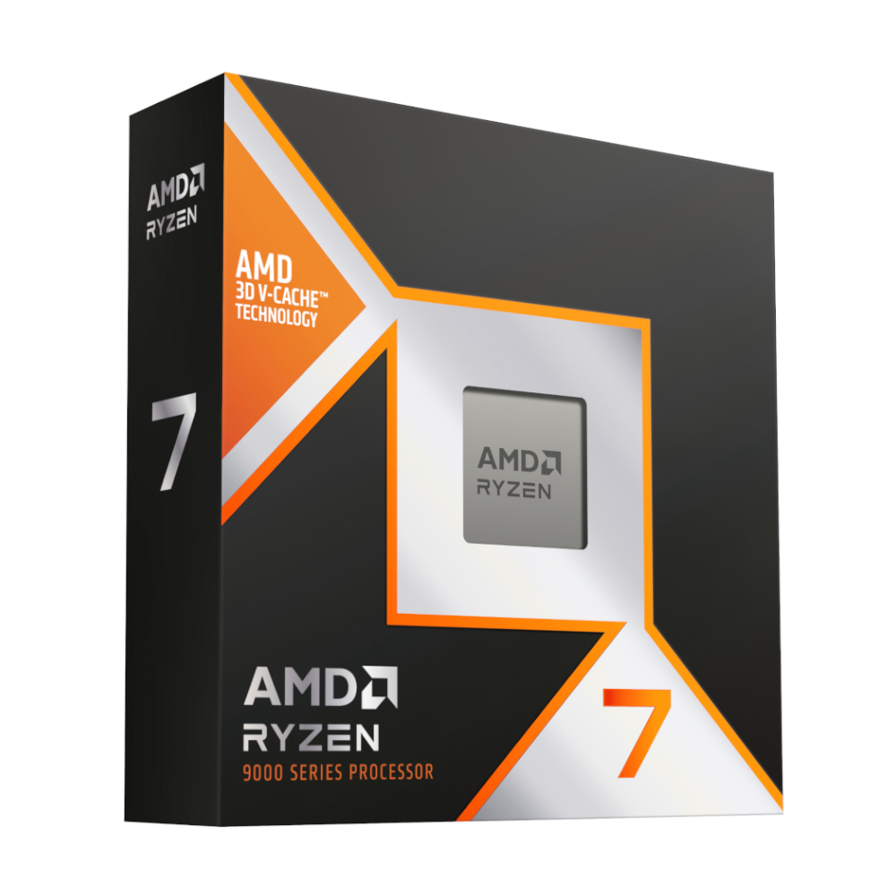 100-100001084WOF_wr_01b AMD Ryzen 7 9800X3D | 8 Cores / 16 Threads | 5.2GHz Boost | 104MB 3D V-Cache | AM5 Socket – New