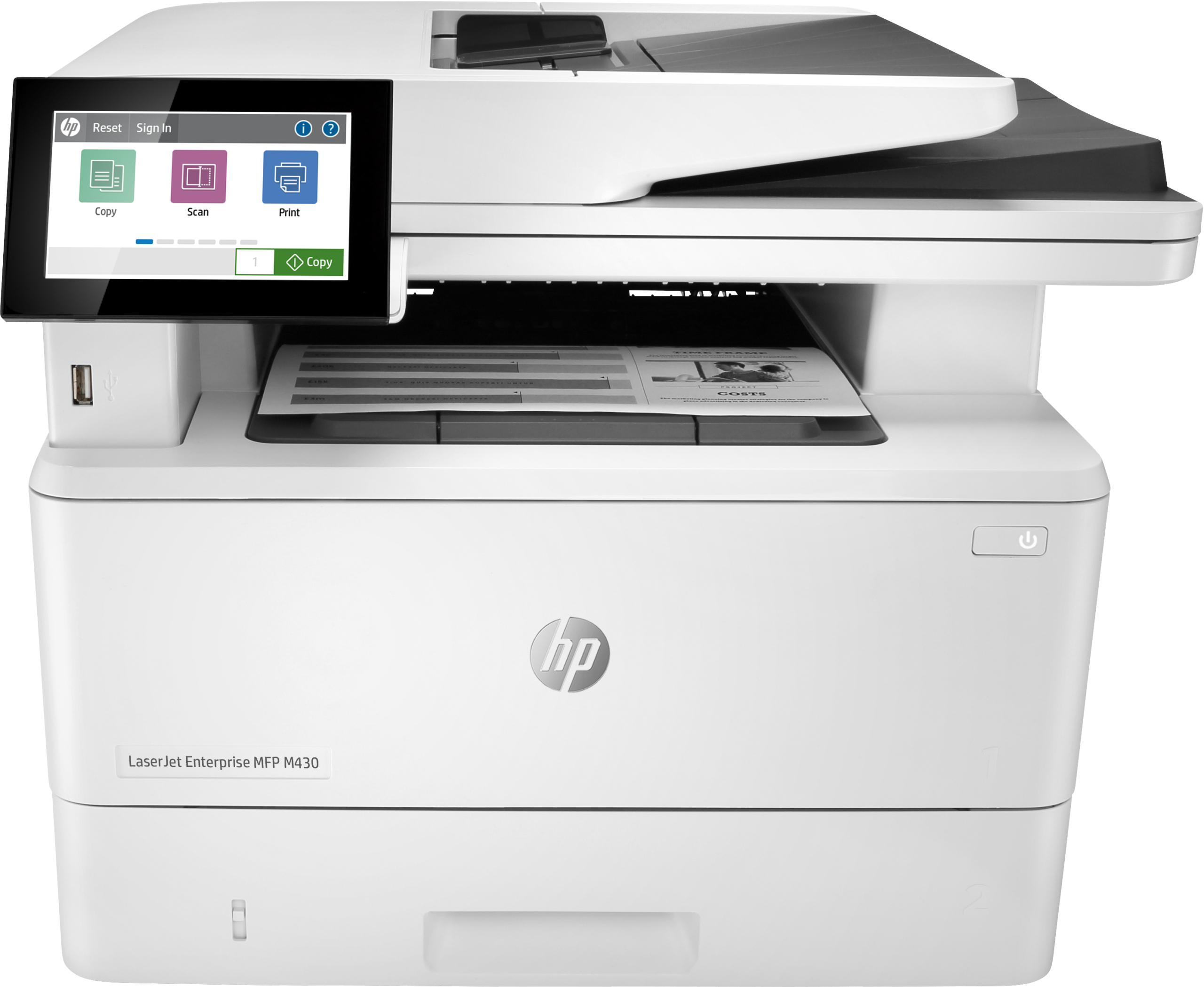 3PZ55A_default HP LaserJet Enterprise MFP M430f Printer
