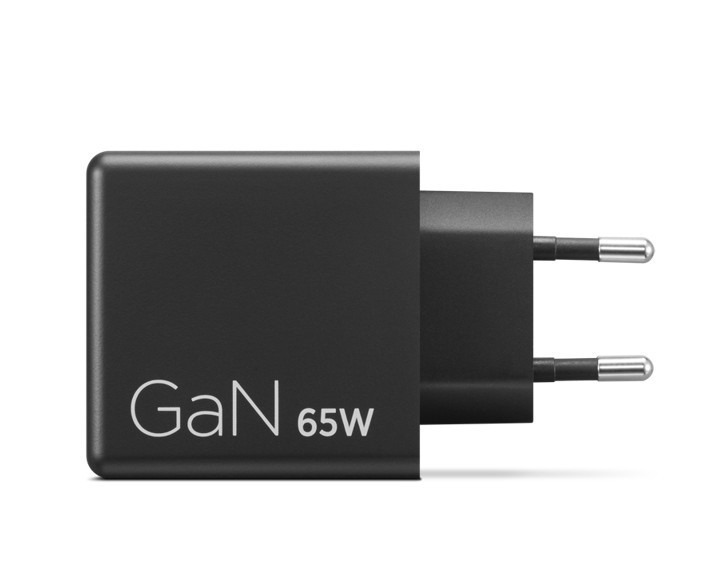 40AW065BEU_default Lenovo Dual USB-C 65W GaN Charger | 65W GaN | Dual USB-C | Compact Design – New