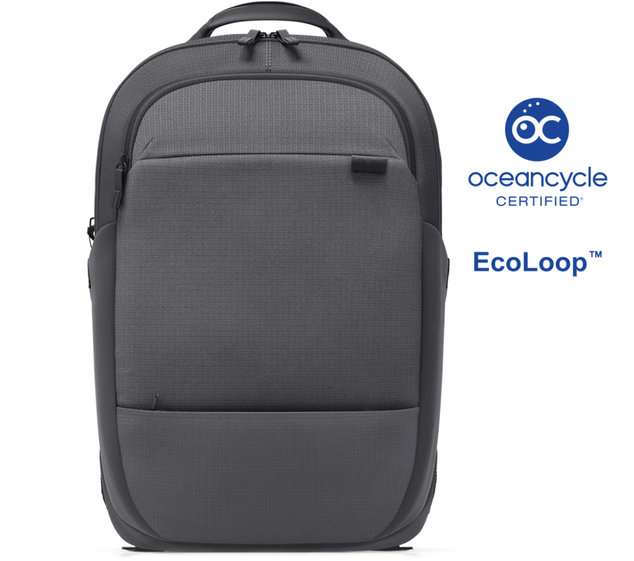 460-BFCJ_default Dell Pro 13-14 Plus EcoLoop Backpack | Fits 13–14 Inch Laptops | Eco-Friendly Materials | Padded Laptop Compartment | Organised Storage – New