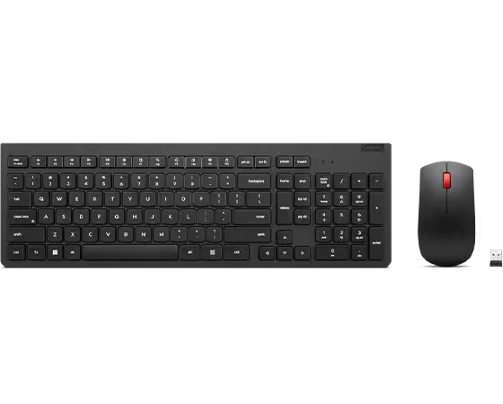 4X31R64453_default Lenovo Essential Wireless Combo | Keyboard & Mouse | 2.4GHz Wireless | Co-Pilot Button – New