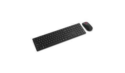 Lenovo Wireless Multi-Mode Pro Combo Keyboard and Mouse 6000 | Multi-Mode Wireless | Full-Size Keyboard | Ergonomic Mouse | Plug & Play – New