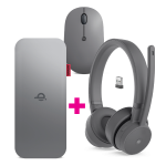 Lenovo Go Bundle | Wired ANC Headset | 10000mAh Power Bank | Wireless Mouse – New