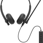 Dell WH125 Wired Headset | Wired | Noise-Isolating | Flexible Mic | 3.5mm Jack – New