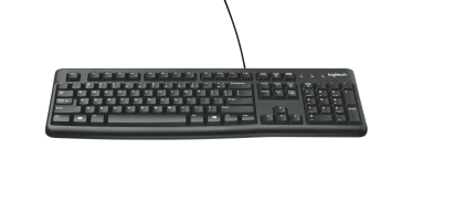 Logitech K120 | Full-Size Wired Keyboard | Quiet Low-Profile Keys | Spill-Resistant | USB Plug-and-Play – New