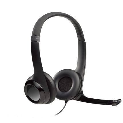 Logitech H390 | USB-A Plug-and-Play | Noise-Cancelling Mic | Digital Stereo Audio | In-Line Controls – New