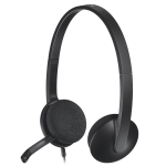 Logitech H340 USB Headset | Noise-Cancelling Mic | USB-A | Plug & Play – New