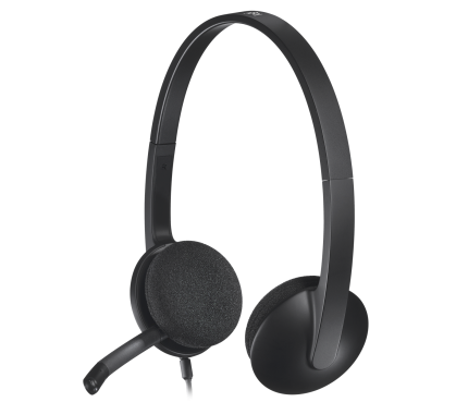 Logitech H340 USB Headset | Noise-Cancelling Mic | USB-A | Plug & Play – New