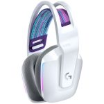 Logitech G733 Lightspeed WHITE | Wireless RGB Gaming Headset | DTS Headphone:X 2.0 | 29Hr Battery – New