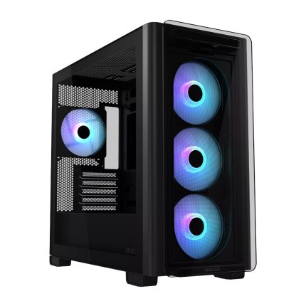 Asus A23 Plus ARGB | Micro-ATX Gaming Chassis | ARGB Aura Sync | 380mm GPU Clearance | 165mm CPU Clearance – New