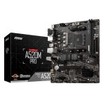 MSI A520M-PRO | AMD AM4 | DDR4 up to 64GB | M.2 + 4x SATA | mATX Gaming Motherboard – New
