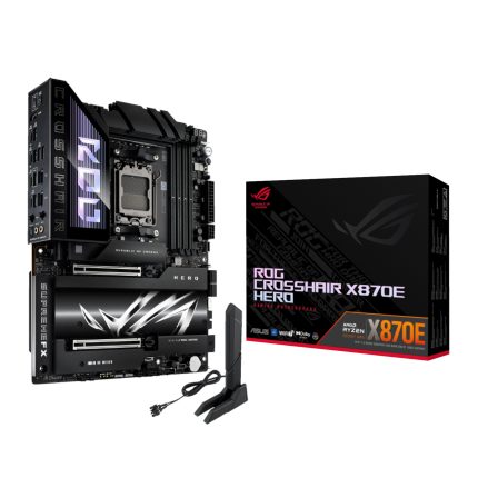 ASUS ROG Crosshair X870E HERO | AMD AM5 Socket | DDR5 8600+ MT/s | 5x M.2 Slots | Wi-Fi 7 – New