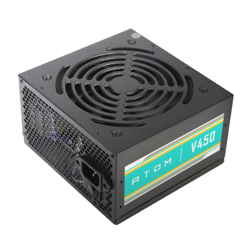 ATOM-V450_wr_01a Antec Atom V450 | 450W Output | 120mm Silent Fan | CircuitShield Protection | Non-Modular – New