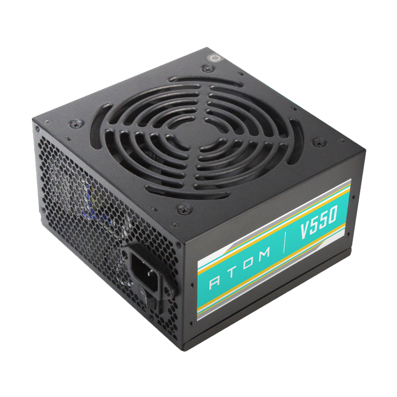 ATOM-V550_wr_01a Antec Atom V550 | 550W Output | 120mm Silent Fan | Non-Modular | CircuitShield Protection – New