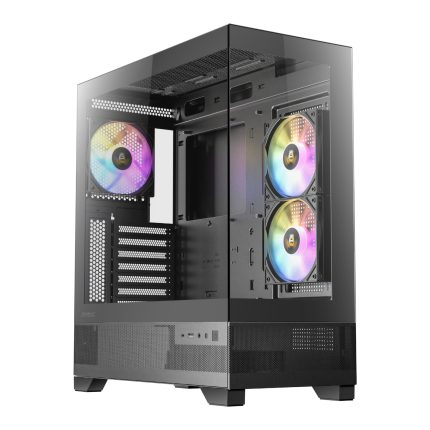 Antec CX700 ARGB | ATX Mid-Tower | 270° Tempered Glass | 3x 120mm ARGB PWM Fans | GPU up to 410mm – New