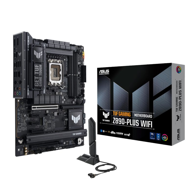 ASUS TUF Gaming Z890-PLUS WIFI | Intel LGA1851 | DDR5 9066+ MT/s | PCIe 5.0 | WiFi 7 – New