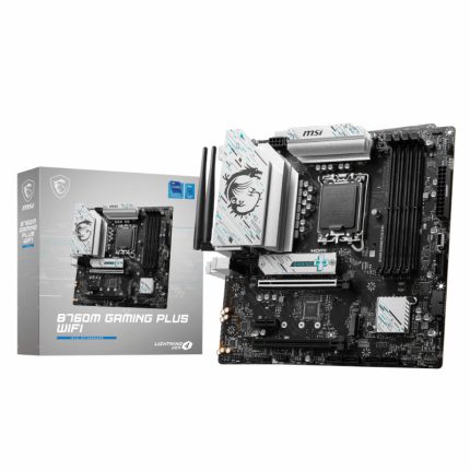 MSI B760M Gaming Plus WiFi | Intel LGA1700 | DDR5 6800+ MHz | PCIe 4.0 | Wi-Fi 6E – New