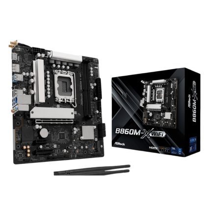 ASRock B860M-X | Micro ATX | Intel LGA1851 | PCIe Gen5 M.2 | Wi-Fi 6E – New