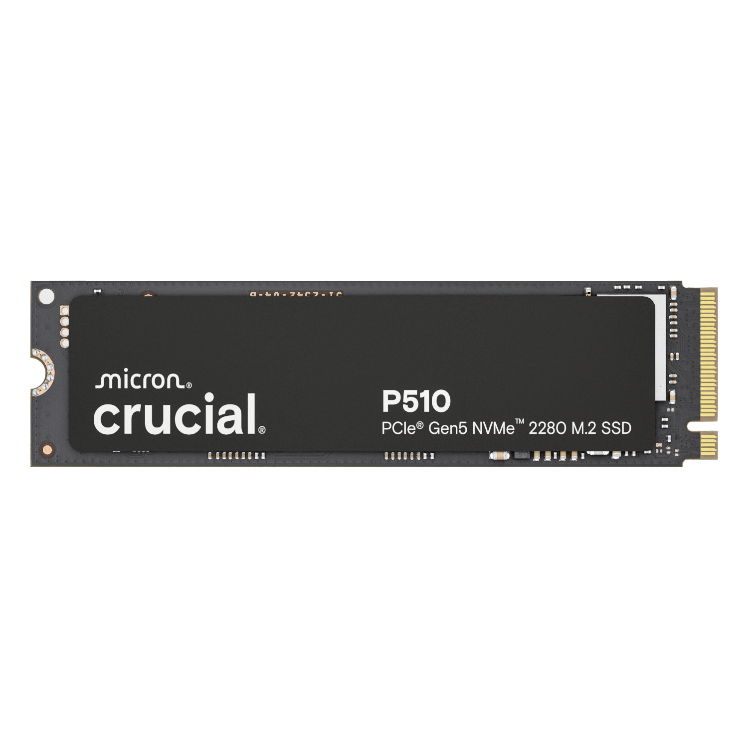 CT1000P510SSD8_Crucial-P510-1TB-M.2-Gen5-NVMe-3D-NAND-SSD_wr_01 Crucial P510 | 1TB NVMe SSD | PCIe Gen5 x4 | 11,000MB/s Read | M.2 2280 – New