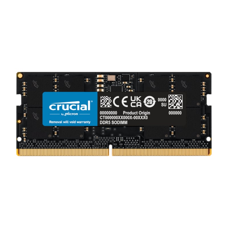 CT8G56C46S5_wr_01a Crucial CT8G56C46S5 | 8GB DDR5 SODIMM | 5600MHz | CL46 | 1.1V – New
