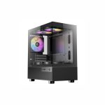 Antec CX200M Elite | Micro-ATX / ITX | 270° Tempered Glass | 5x RGB Fans | Mini Tower – New