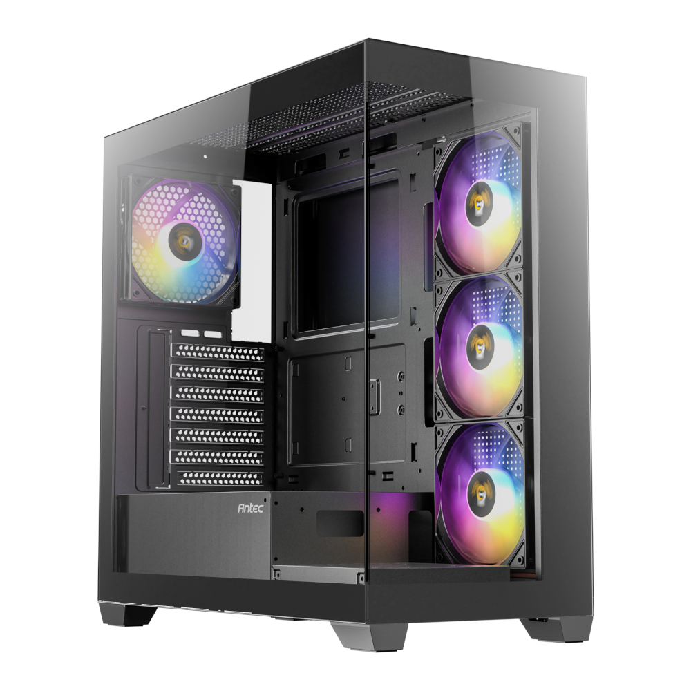 CX300-ARGB-B_wr_01 Antec CX300 ARGB | Mid Tower ATX | 270° Tempered Glass | 4x ARGB Fans | 420mm GPU Clearance – New