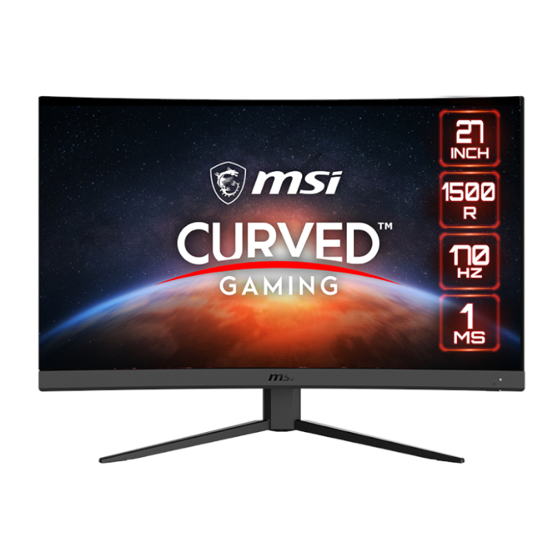 G27CQ4E2_wr_01 MSI G27CQ4 E2 | 27-inch WQHD Curved | 170Hz Refresh Rate | 1ms Response Time | VA Panel – New