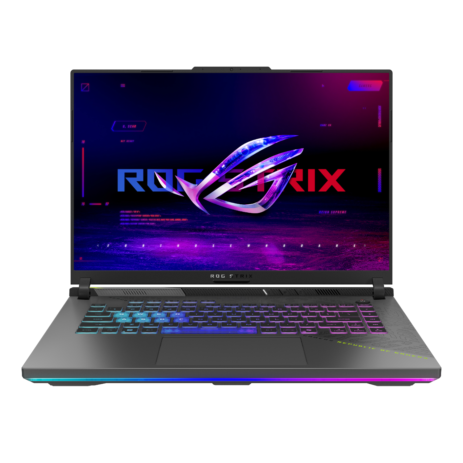 G614PP-91610GR0W_Asus-ROG-Strix-G16-AMD-Ryzen-9-8940HX-Windows-11-Home-Gaming-Notebook-Grey_wr_01a ASUS ROG Strix G16 | 16-inch 2.5K 240Hz | AMD Ryzen 9 8940HX | 16GB DDR5 | RTX 5070 1TB SSD – New