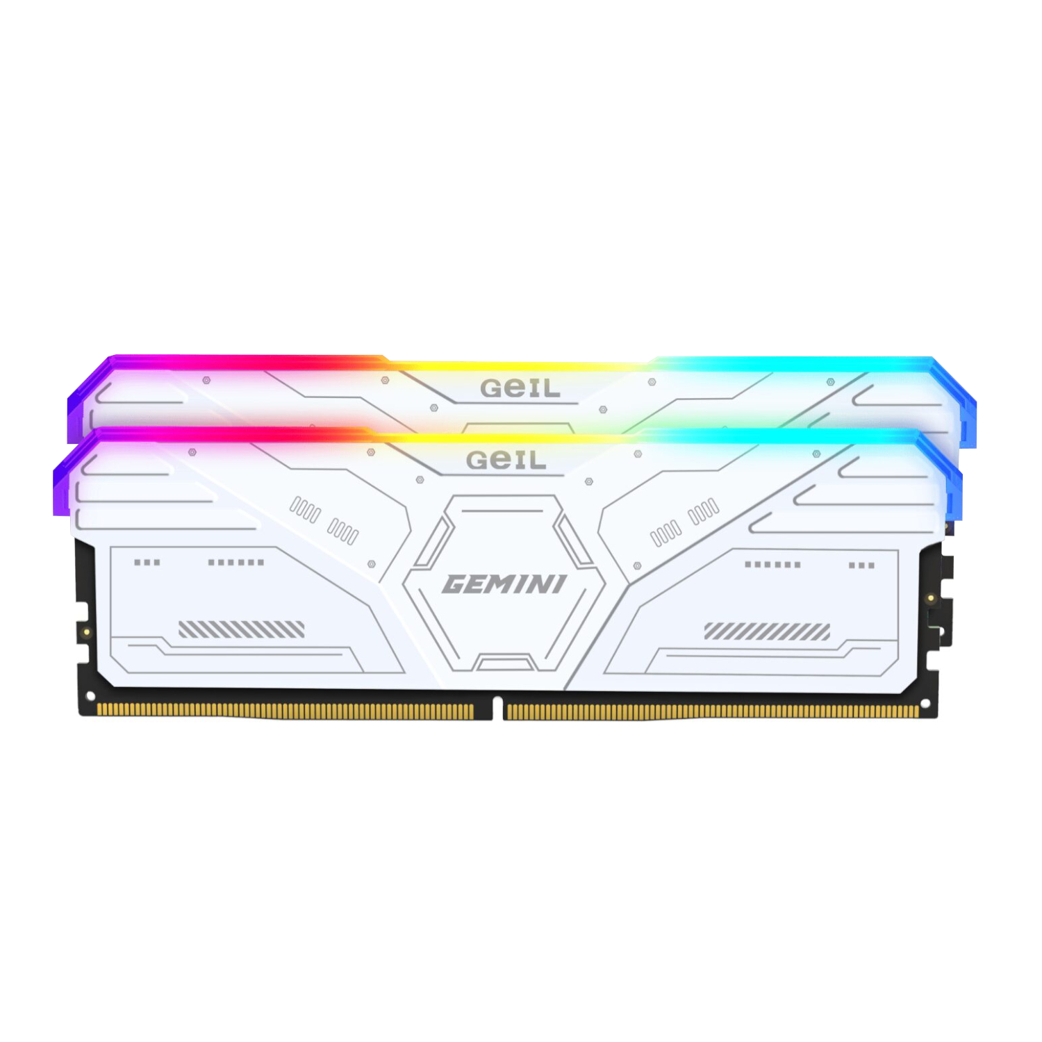 GAMSW532GB6000C36CDC_GeIL-Gemini-RGB-32GB-DDR5-6000MHz-Desktop-Gaming-Memory-Kit-2-x-16GB-–-White_wr_01 GeIL Gemini RGB | DDR5 6000MHz | 32GB Kit (2x16GB) | AMD EXPO & XMP 3.0 – New