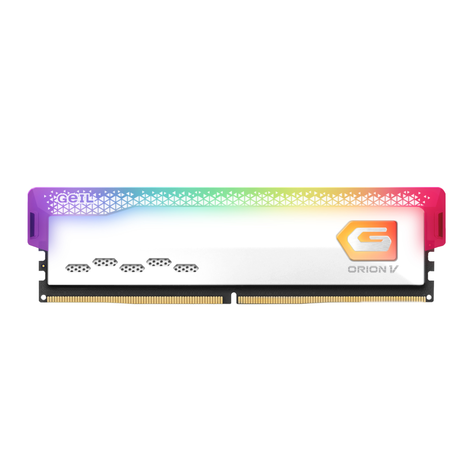 GAVSW516GB6000C36CSC_Geil-Orion-V-RGB-16GB-6000MHz-DDR5-Desktop-Gaming-Memory-White_wr_02 GeIL Orion V RGB | 16GB DDR5 | 6000MHz | CL36 | White – New