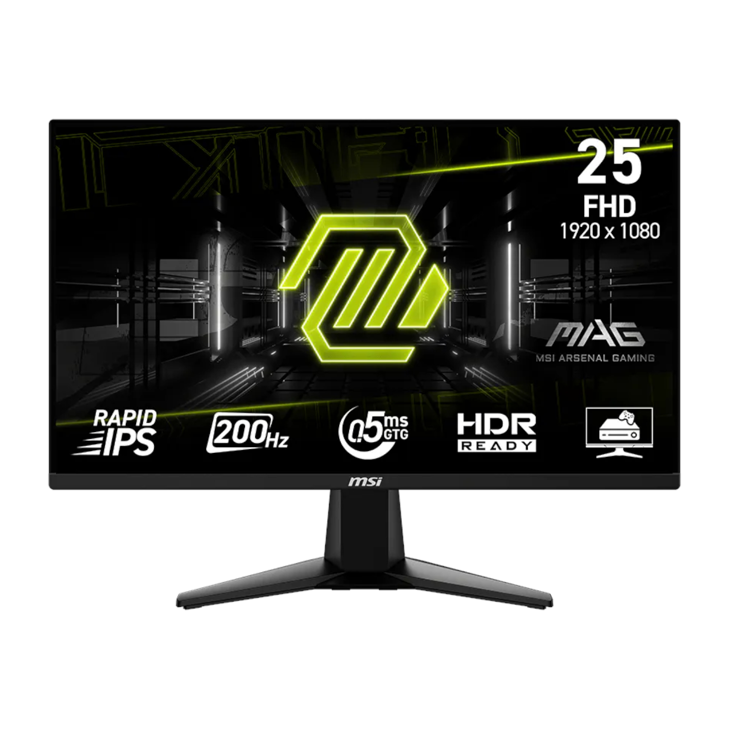 MAG-255F-E20_MSI-MAG-255F-E20-25-inch-FHD-200Hz-IPS-Gaming-Monitor-Black_wr_01a MSI MAG 255F E20 | 25-inch FHD | 200Hz Rapid IPS | 0.5ms Response | AMD FreeSync Premium – New