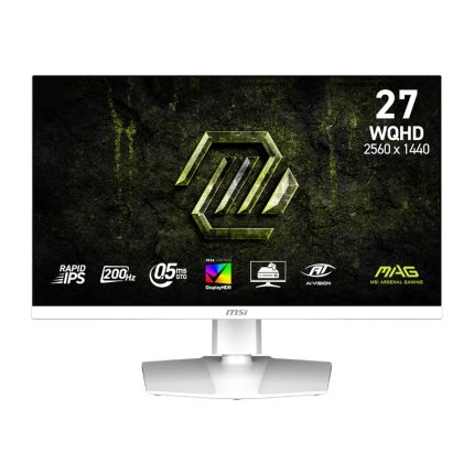 MSI MAG 274QRFW E20 | 27-inch WQHD | 200Hz Rapid IPS | VESA DisplayHDR 400 | 0.5ms Response – New