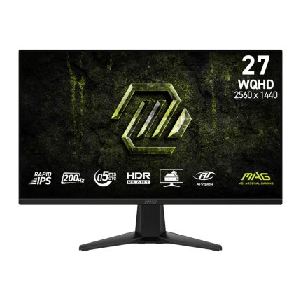 MSI MAG 275QF E20 | 27-inch WQHD | 200Hz Rapid IPS | 0.5ms Response | AMD FreeSync Premium – New