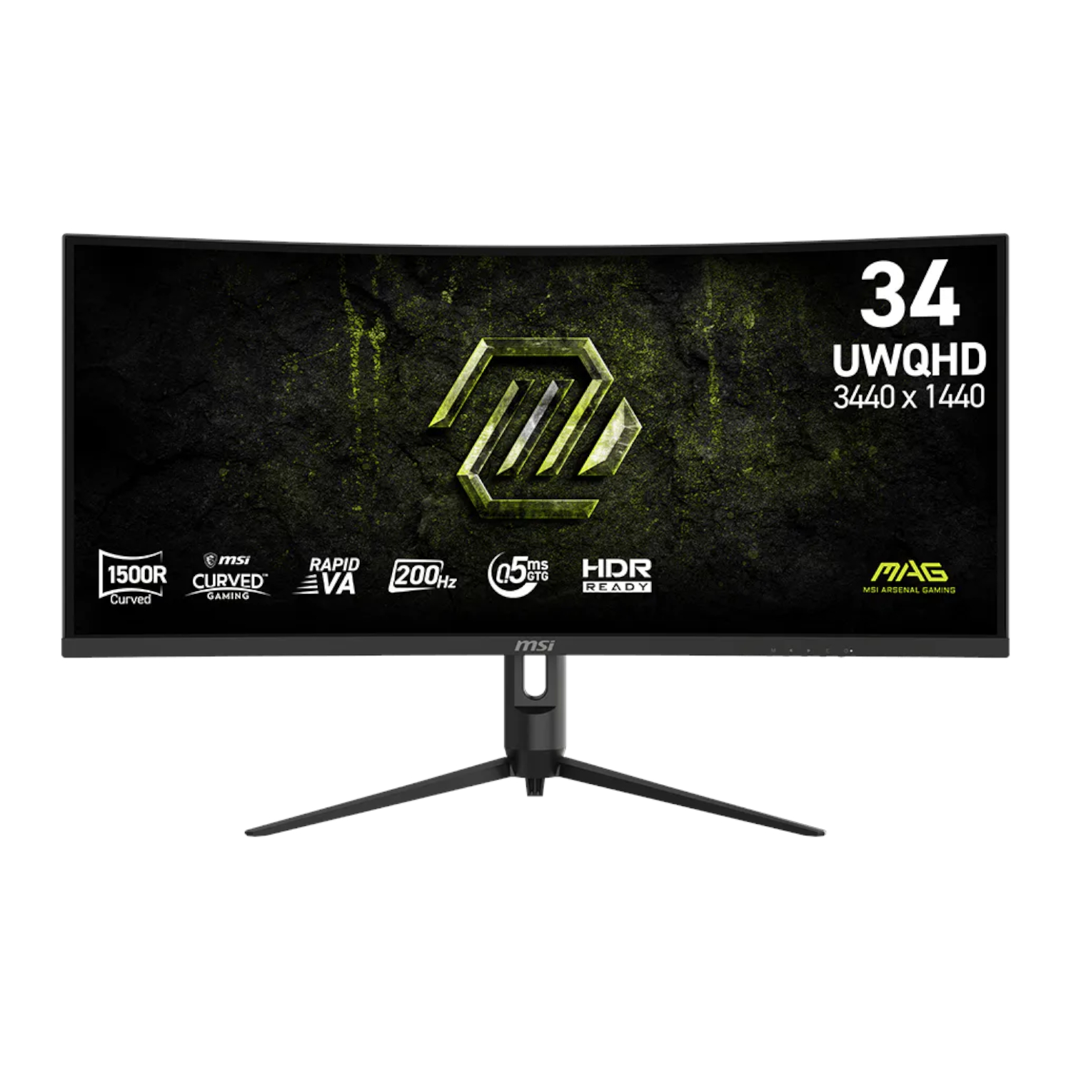 MAG-342CQRF-E20_MSI-MAG-342CQRF-E20-34-inch-UWQHD-200Hz-VA-Curved-Gaming-Monitor-Black_wr_01a MSI MAG 342CQRF E20 | 34-inch UWQHD Curved | 200Hz Refresh Rate | 0.5ms Response | Adaptive-Sync – New
