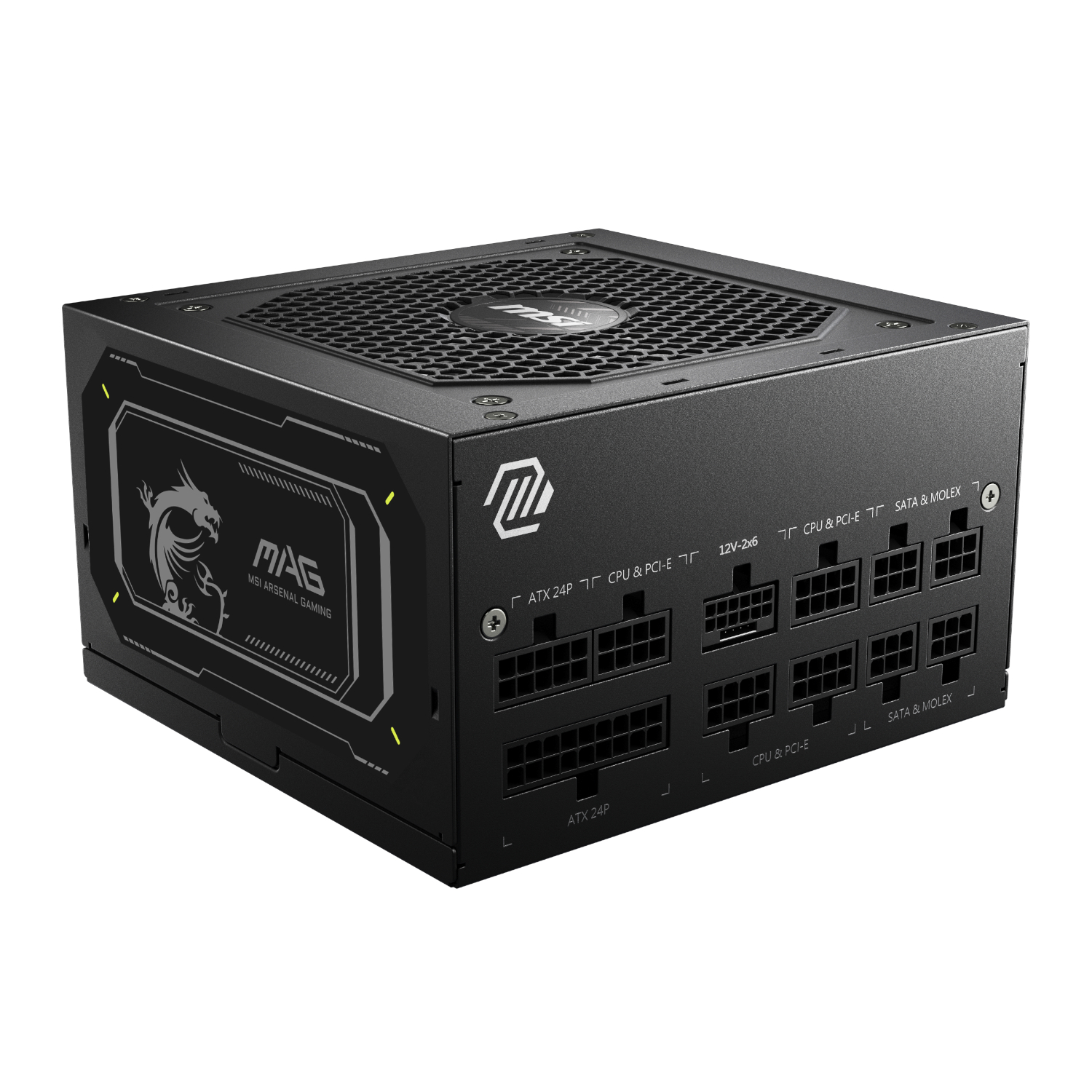 MAG-A850GL-PCIE5_MSI-MAG-A850GL-PCIe5-ATX3.1-80-PLUS-Gold-Modular-Power-Supply_wr_01a MSI MAG A850GL PCIe5 | 850W ATX 3.1 | 80 PLUS Gold | Fully Modular | PCIe 5.0 Ready – New