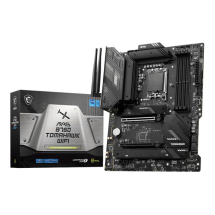 MSI MAG B760 TOMAHAWK WIFI DDR5 | Intel LGA1700 | PCIe 5.0 | ATX Gaming Motherboard – New