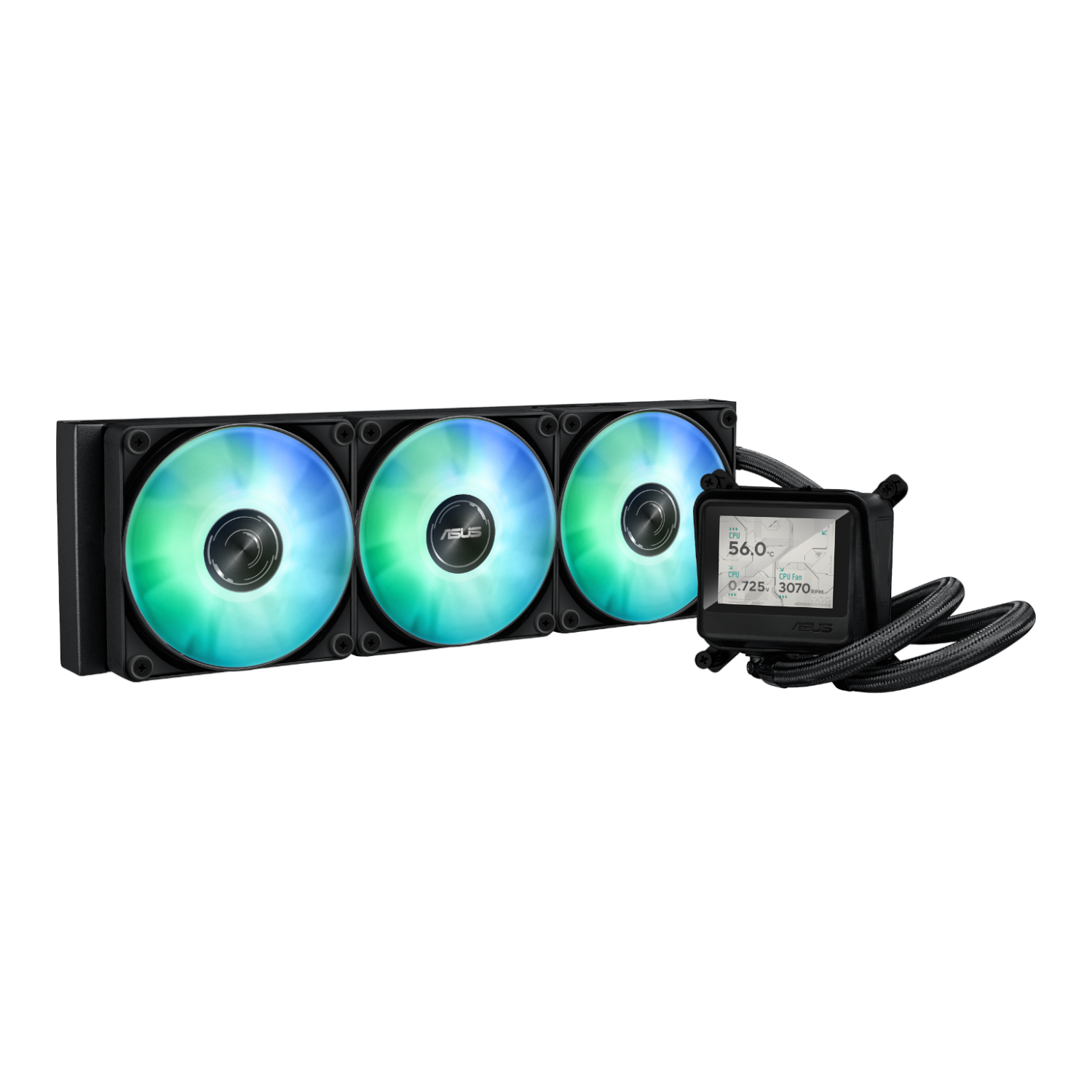 MAXGAMINGLC360ARGBLCD_Asus-MAX-Gaming-LC-360-ARGB-LCD-All-in-one-CPU-Liquid-Cooler-Black_wr_01a ASUS MAX Gaming LC 360 | 360mm Radiator | 2.4″ IPS LCD Display | ARGB Aura Sync | 6-Year Warranty – New
